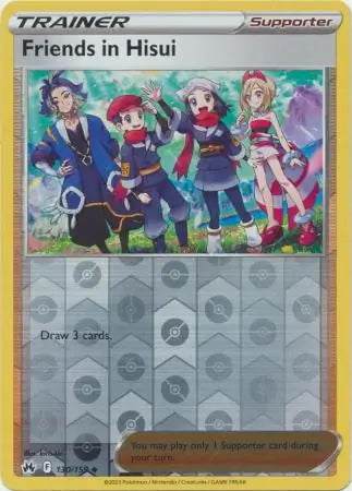 Crown Zenith Friends in Hisui #130/159 reverse holo